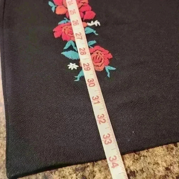 NEW NWT Boohoo Women's Mila Rose Printed Embroidered Shift Dress  Sz 4 US, 8 UK - Picture 8 of 9